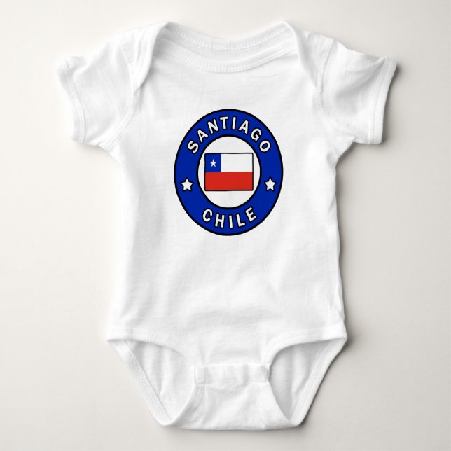 Santiago Chile T Shirt (Framsida)