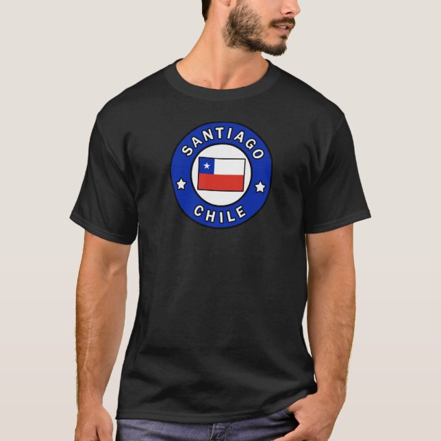 Santiago Chile T Shirt (Framsida)