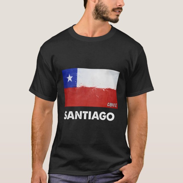 Santiago Chile T Shirt (Framsida)