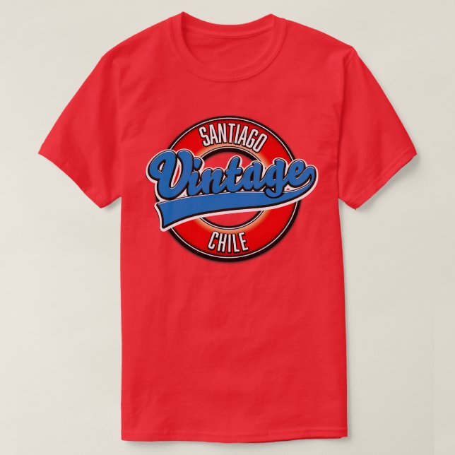 Santiago Chiles vintage logotyp T Shirt (Design framsida)