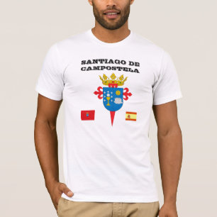 Santiago* de Campostela Spanien T-tröja T Shirt