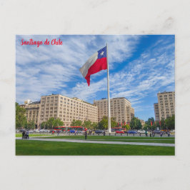 Santiago de Chile, Bandera Bicentenario Vykort