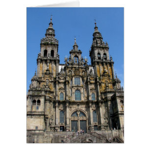 Santiago de Compostela domkyrkakort Hälsningskort