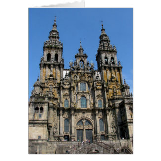 Santiago de Compostela domkyrkakort Hälsningskort
