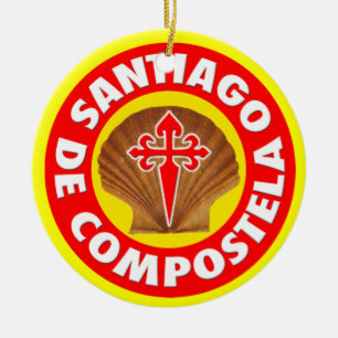 Santiago de Compostela Julgransprydnad Keramik
