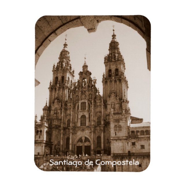 Santiago de Compostela - Katedral Magnet (Vertikal)