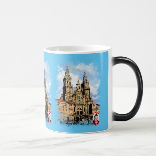 Santiago de Compostela Magisk Mugg (Höger)