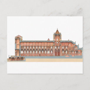 Santiago de Compostela Romanesque Cathedral 2 Vykort