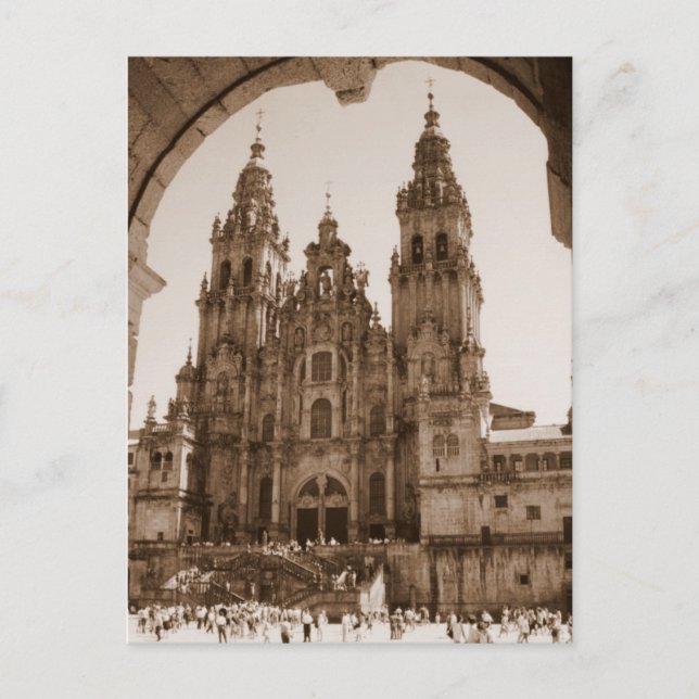 Santiago de Compostela Vykort (Framsida)