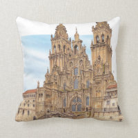 Santiago de Compostela. Western fasad. Spanien