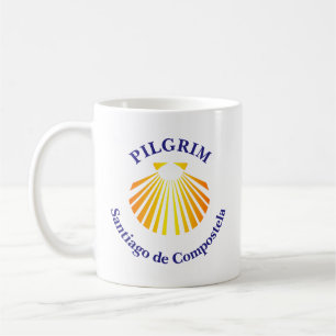 Santiago de Compostella pilgrimer Kaffemugg