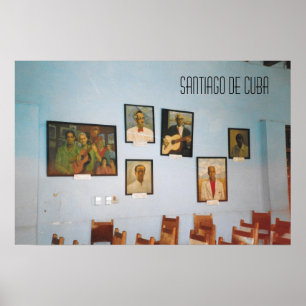 Santiago de Cuba Landmark Musikklubb Foto Poster