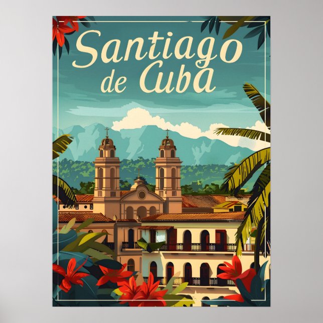 Santiago de Cuba: Rhythmic Soul i Karibien Poster (Framsidan)