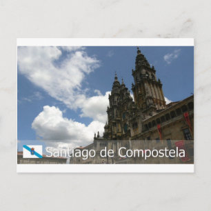Santiago e Compostela, Espanha Vykort