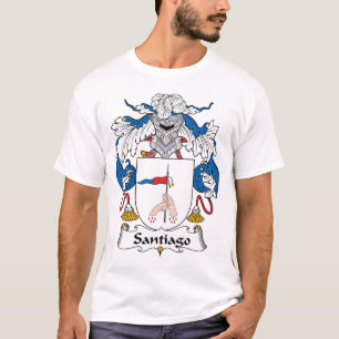 Santiago familjvapensköld tee shirt
