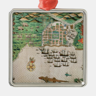 Santiago Kap Verde, 1589 2 Julgransprydnad Metall