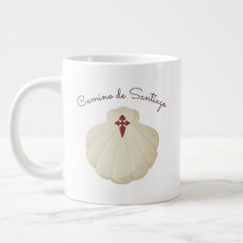 Santiago pilgrimsdesignad mugg jumbo mugg