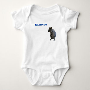 Santiago Pojknamn @ Aussie Quokka, Baby Bodysuit T Shirt