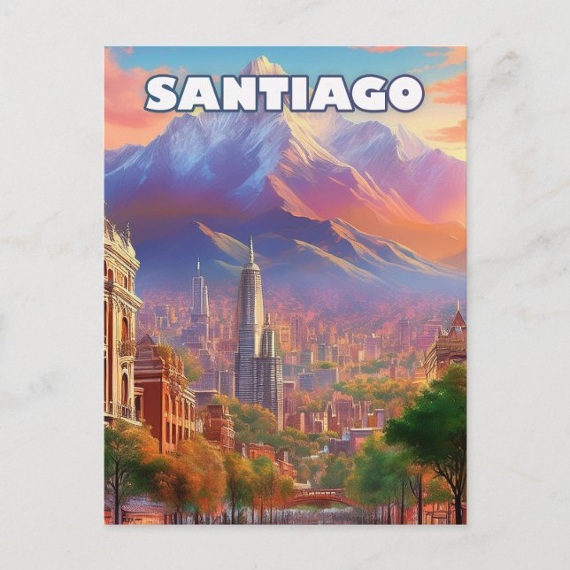 Santiago reveals his soul vykort (Framsida)