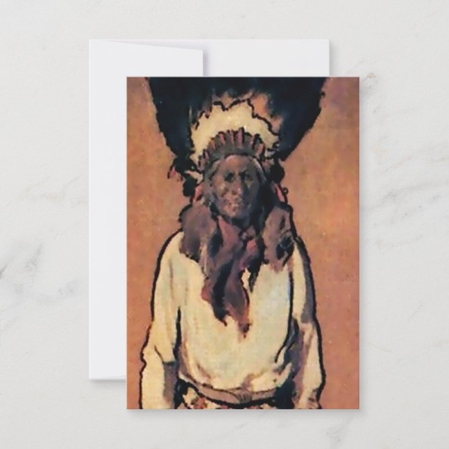 "Santiago" Western Art av Gerald Cassidy Tack Kort (Framsida)