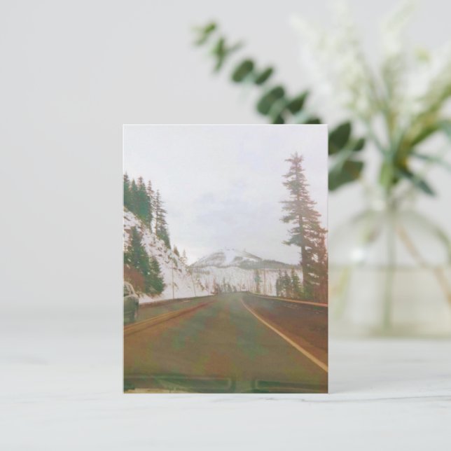 Santiam Pass. Centrala Oregon, USA Vykort (Stående Fram)