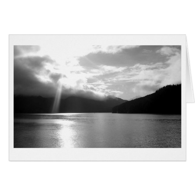 Santiam Pass Series, #3 Hälsningskort (Framsidan Horizontal)