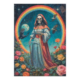Santisima muerte fototryck