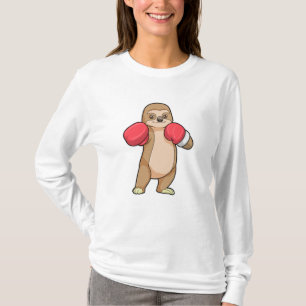 Santit som Boxer med Boxinghandskar T Shirt