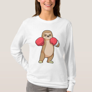 Santit som Boxer med Boxinghandskar T Shirt