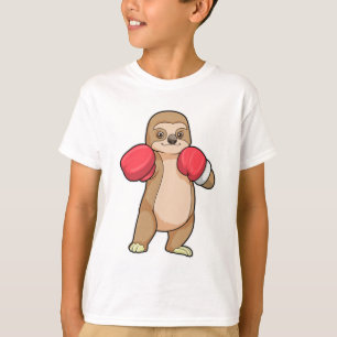 Santit som Boxer med Boxinghandskar T Shirt