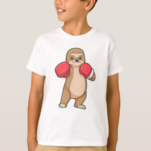 Santit som Boxer med Boxinghandskar T Shirt