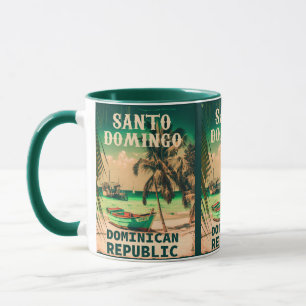 Santo Domingo Dominican Retro 60-talets Vintage Mugg