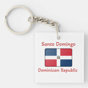 Santo Domingo Dominikanska republiken Flagga