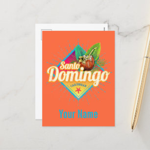 Santo Domingo Västindien Dominikanska republiken R Helg Vykort