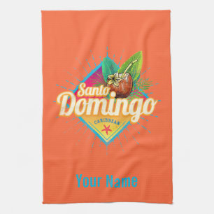 Santo Domingo Västindien Dominikanska republiken R Kökshandduk