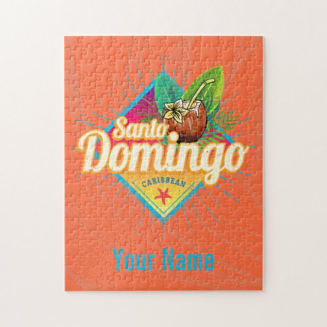 Santo Domingo Västindien Dominikanska republiken R Pussel (Vertikal)