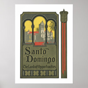 Santo Domingo (vit) Poster