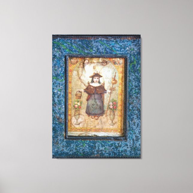 Santo Nino de Atocha Photo Block Canvastryck (Framsida)
