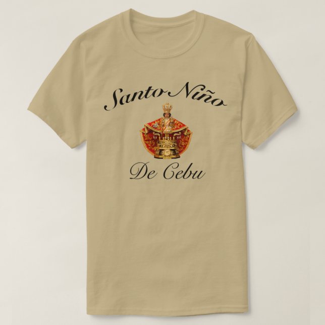 Santo nino de Cebu viva pitsenor Long T Shirt (Design framsida)
