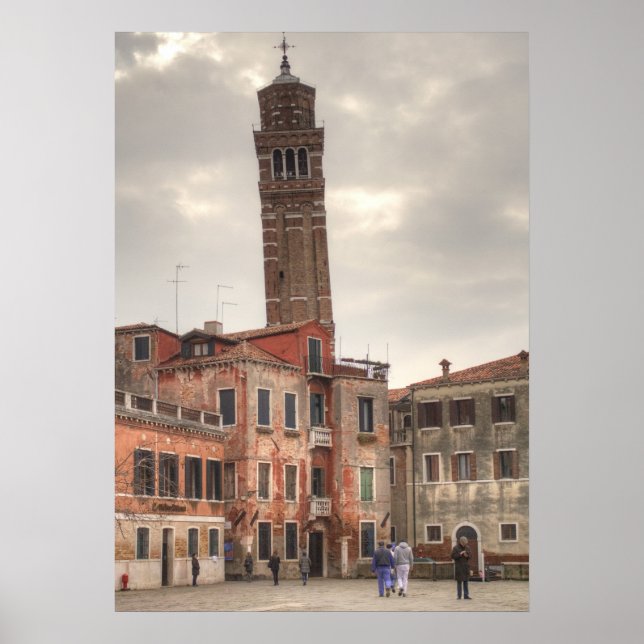 Santo Stefano In Venice Italien Poster (Framsidan)