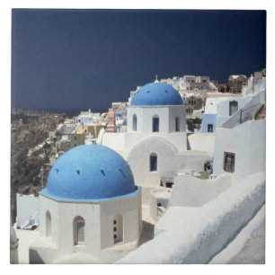 Santoirini Island Greece Ceramic Tile Kakelplatta