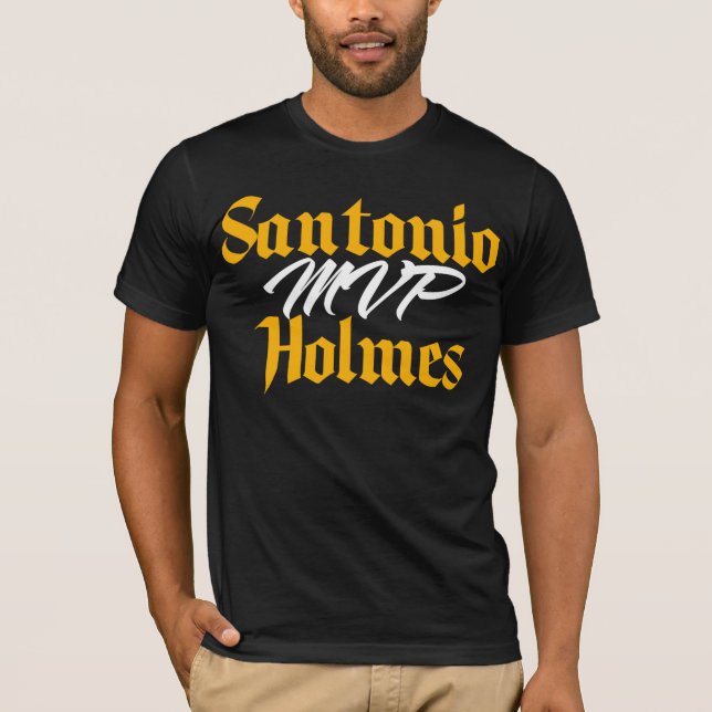 Santonio Holmes begränsad MVP-skjorta Tee Shirt (Framsida)