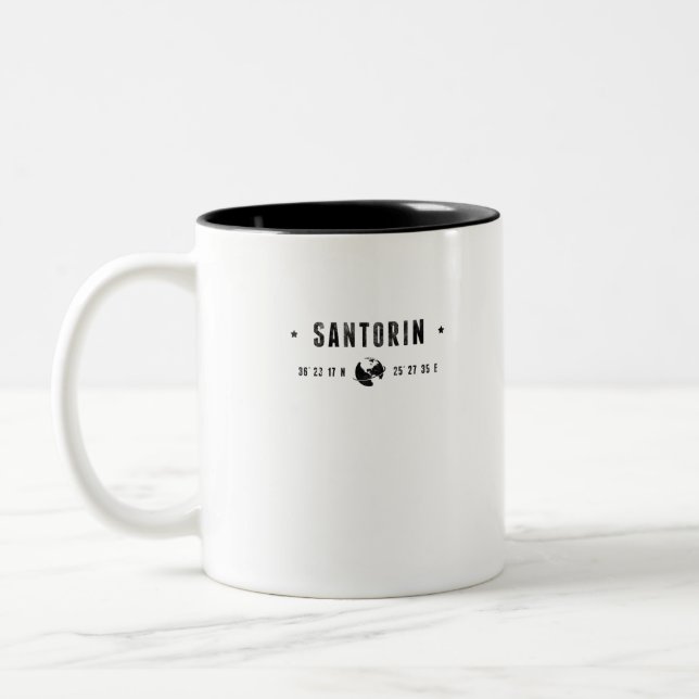 Santorin Två-Tonad Mugg (Vänster)