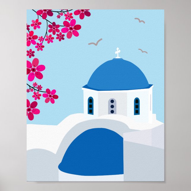 Santorini 01 poster (Framsidan)