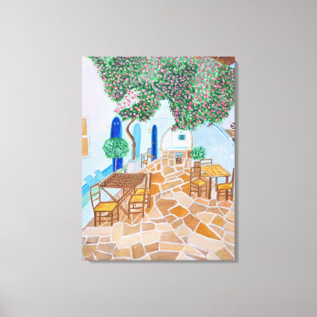 Santorini 1 canvas (Framsida)