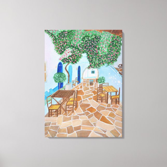 Santorini 1 canvas (Framsida)