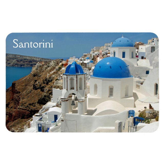 Santorini 1 Magnet (Horisontell)