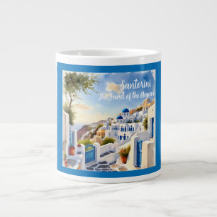 Santorini, Aegean-juden Jumbo Mugg