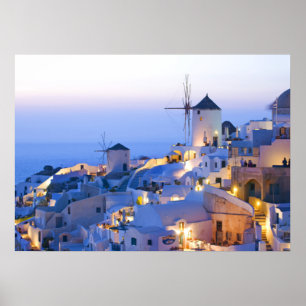 Santorini affisch