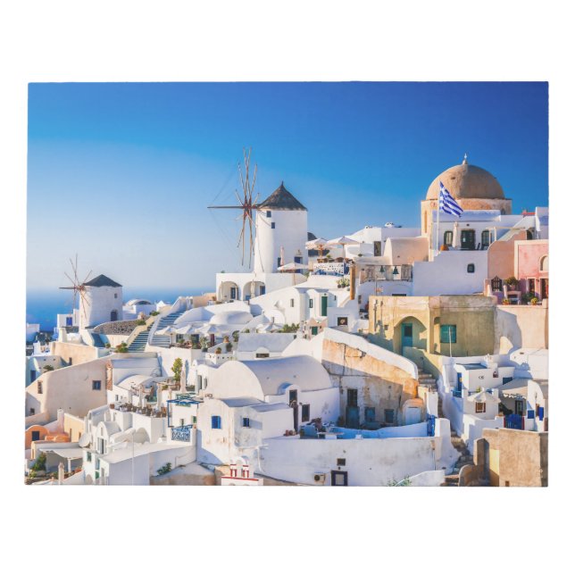 Santorini-Anteckningsblocket Anteckningsblock (Framsida)
